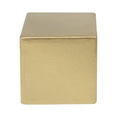Metálfényű stresszlabda – Cubix Shine, arany