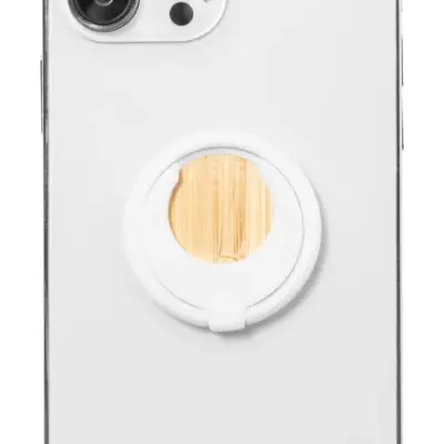 Mobiltelefon-tartó gyűrű, fehér