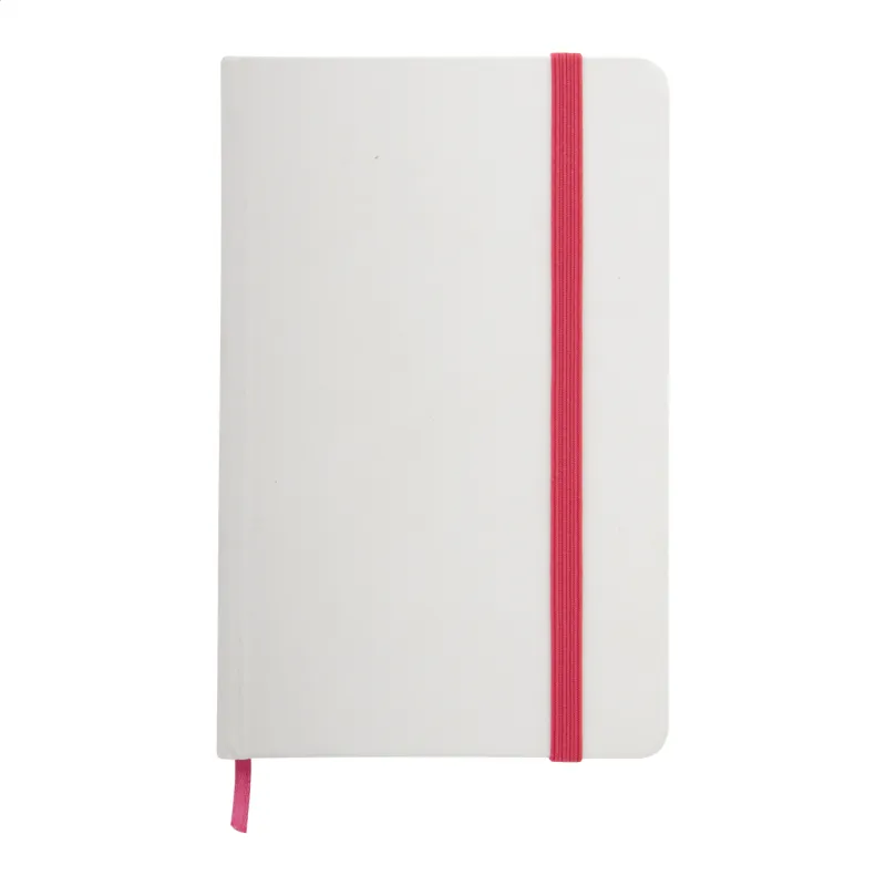 Notesz – Pendula A6, pink / fehér