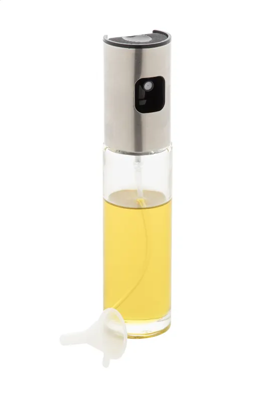 Olajadagoló spray, átlátszó / ezüst