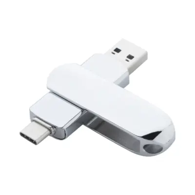 OTG USB memória, ezüst