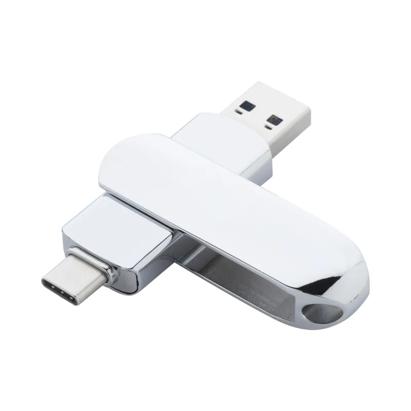 OTG USB memória, ezüst