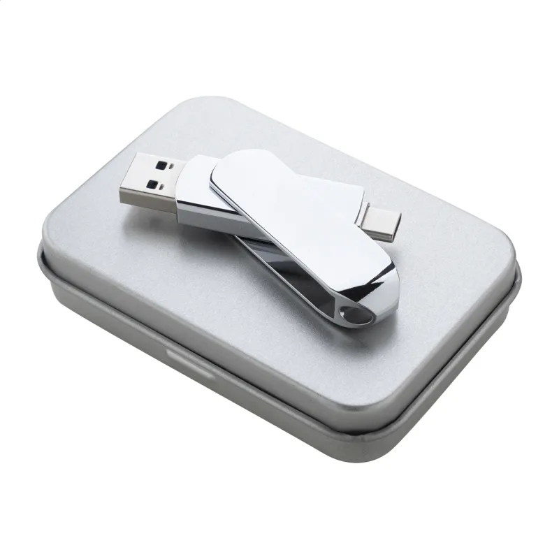 OTG USB memória, ezüst
