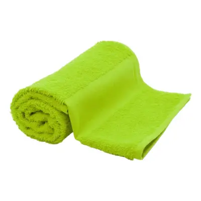 Pamut frottír törölköző - 50×100 cm – Terry M, lime zöld