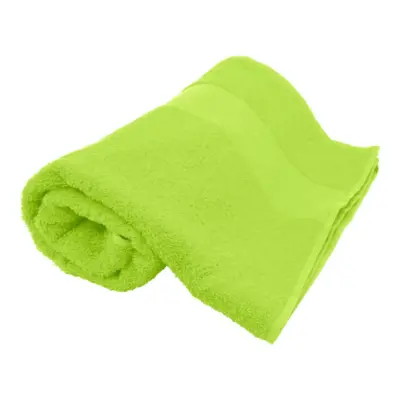 Pamut frottír törölköző - 70×140 cm – Terry L, lime zöld