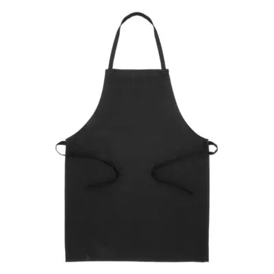 Pamut kötény – Commis, fekete