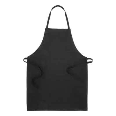 Pamut kötény – Commis, fekete