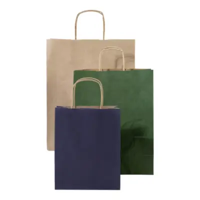 Papír ajándéktáska, közepes – Papbag M, zöld
