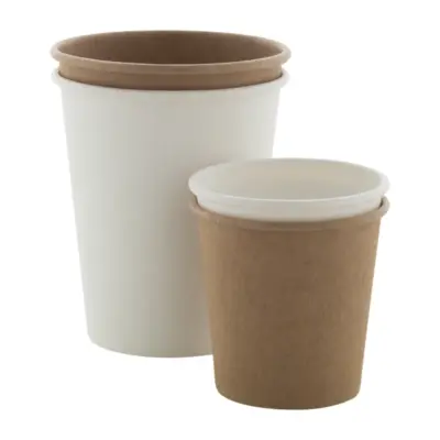 Papír pohár, 120 ml, fehér