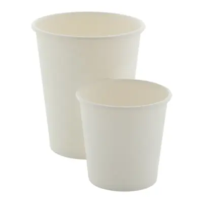 Papír pohár, 240 ml, fehér