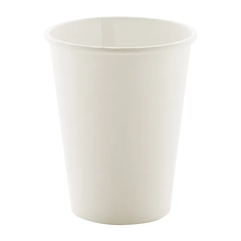 Papír pohár, 340 ml, fehér