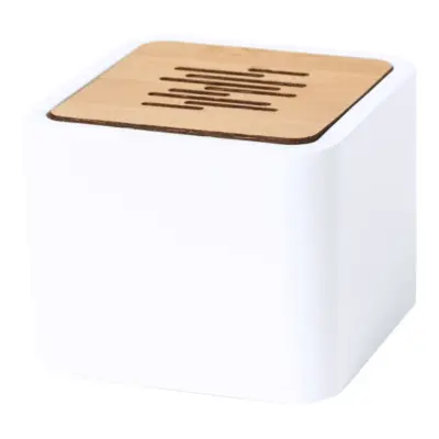 PLA vezeték nélküli hangszóró, fehér / natúr