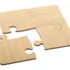 Puzzle poháralátét, natúr