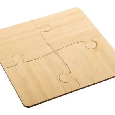 Puzzle poháralátét, natúr