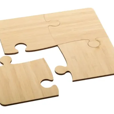 Puzzle poháralátét, natúr