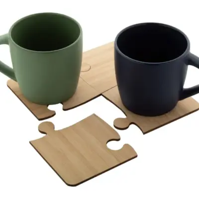 Puzzle poháralátét, natúr