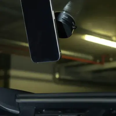 RABS mágneses autós mobiltartó, fekete