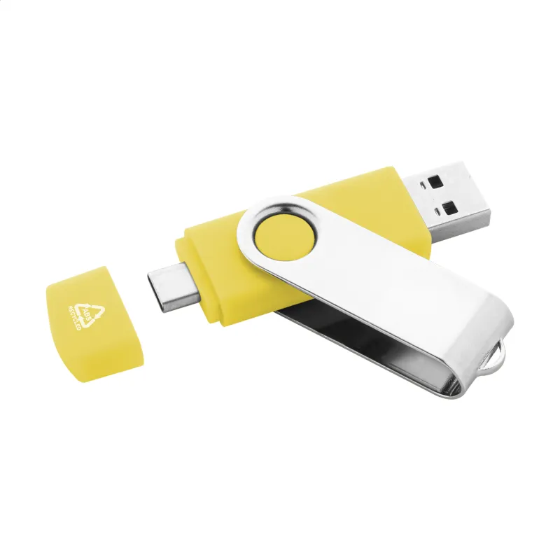 RABS OTG USB memória – TwistDrive Plus, sárga