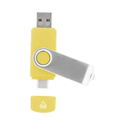 RABS OTG USB memória – TwistDrive Plus, sárga