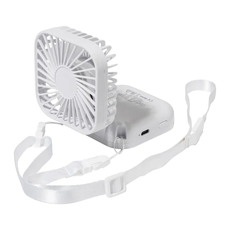 RABS újratölthető kézi ventilátor, fehér