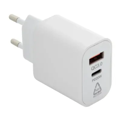 RABS USB fali töltő, fehér