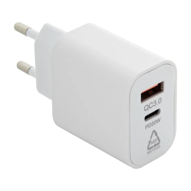 RABS USB fali töltő, fehér