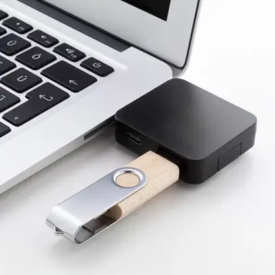RABS USB hub, fekete