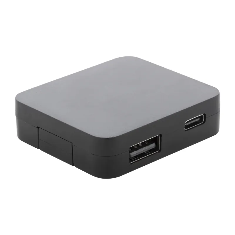 RABS USB hub, fekete