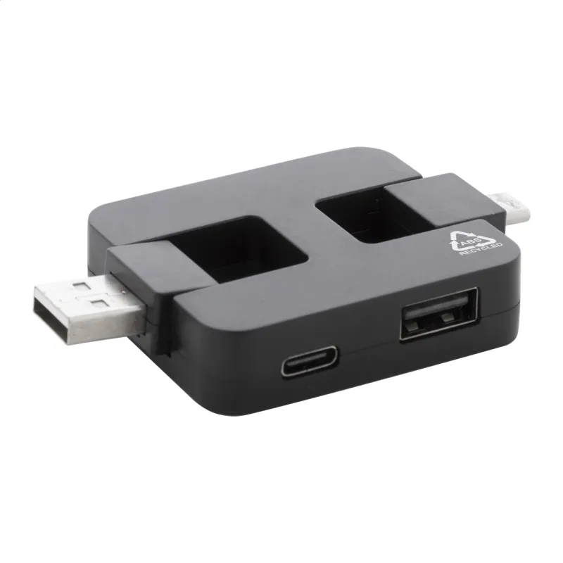 RABS USB hub, fekete