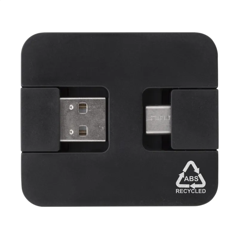 RABS USB hub, fekete