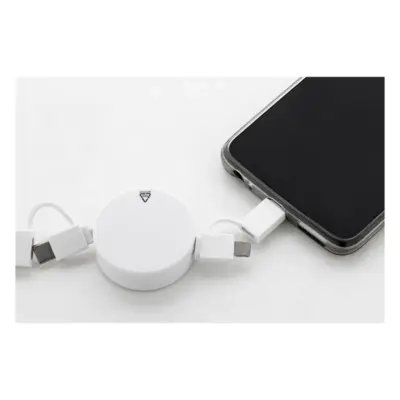 RABS USB töltőkábel, fehér