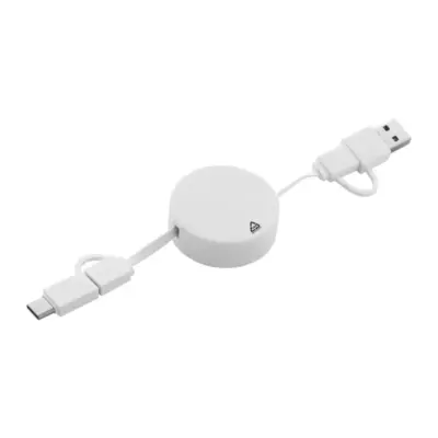 RABS USB töltőkábel, fehér