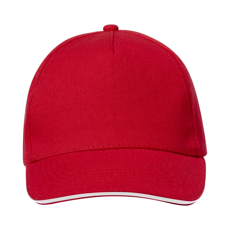 RPET baseball sapka, piros