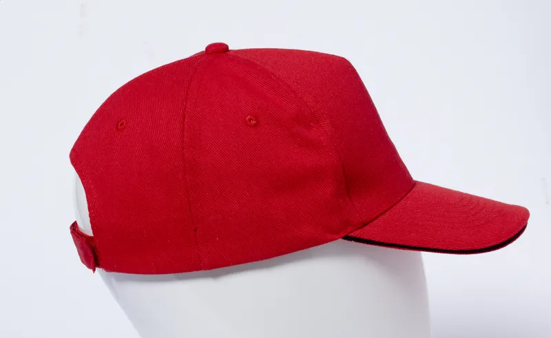 RPET baseball sapka, piros