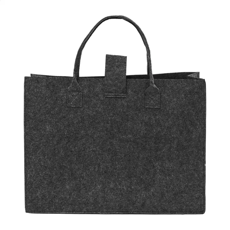 RPET bevásárlótáska – Refelt Shop Lux, sötétszürke