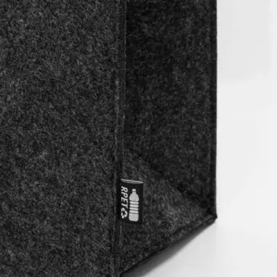 RPET bevásárlótáska – Refelt Shop Plus, sötétszürke