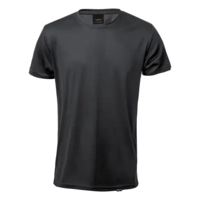 RPET felnőtt póló – Velocity, fekete