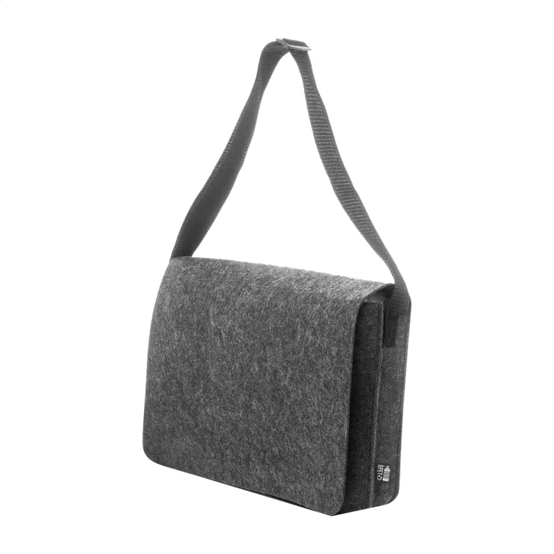 RPET filc laptop táska – Refelt Courier, sötétszürke