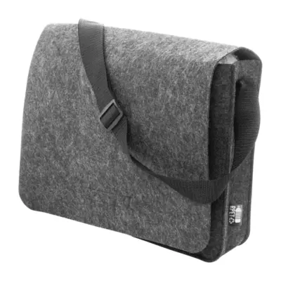 RPET filc laptop táska – Refelt Courier, sötétszürke
