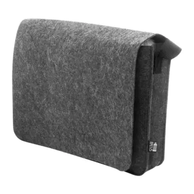 RPET filc laptop táska – Refelt Courier, sötétszürke