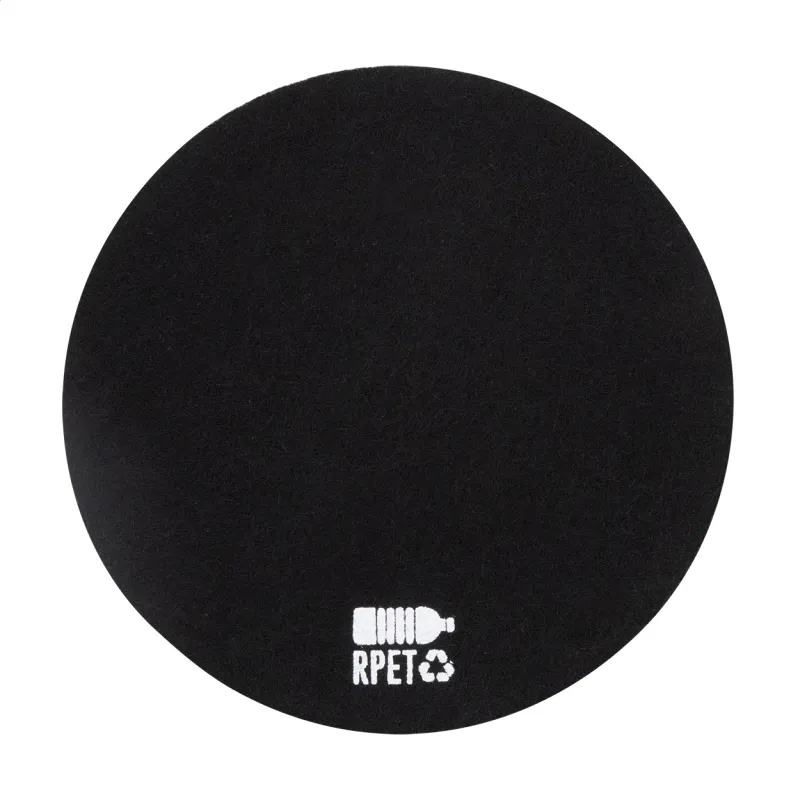 RPET filc poháralátét, fekete