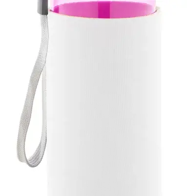 RPET kulacs – Pemba Creative, pink / fehér