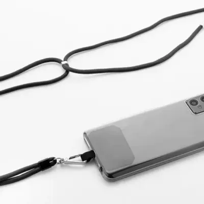 RPET mobiltartó nyakpánt – Corphon, fekete