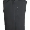 RPET softshell mellény, fekete