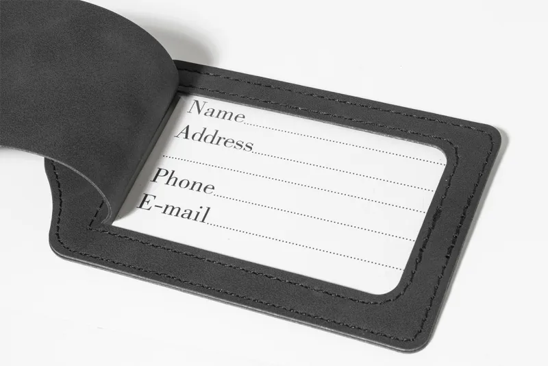 RPU útlevél és bőröndcímke szett – TwinPass, fekete