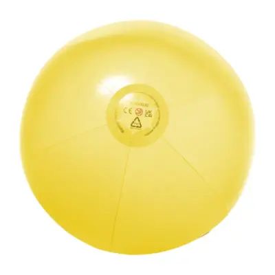 RPVC strandlabda (ø40 cm), sárga
