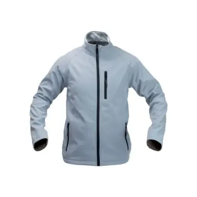 Softshell kabát, világos szürke / fekete