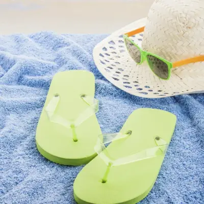 Strandpapucs, kiwi zöld