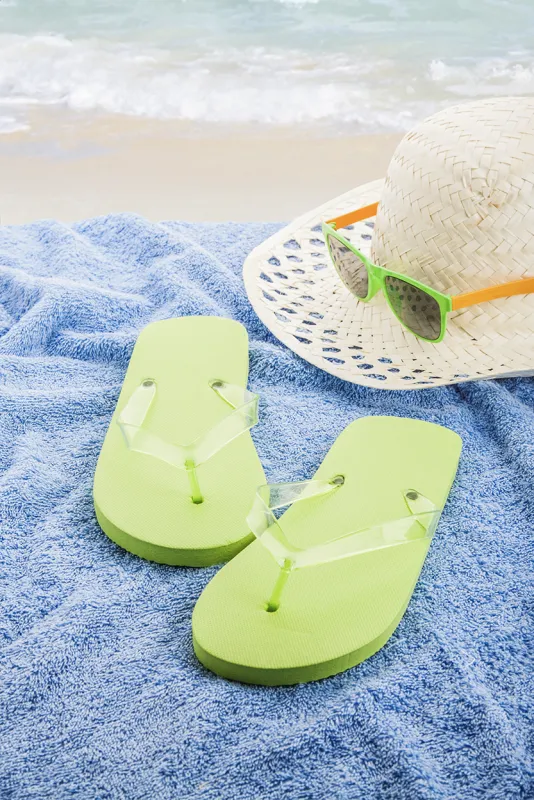 Strandpapucs, kiwi zöld