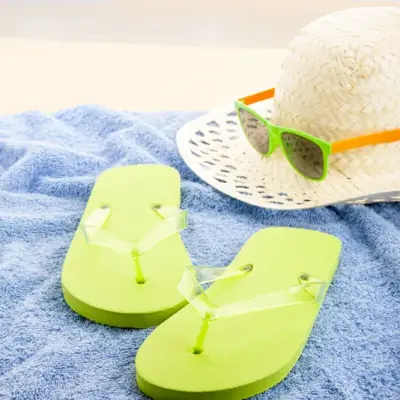 Strandpapucs, kiwi zöld